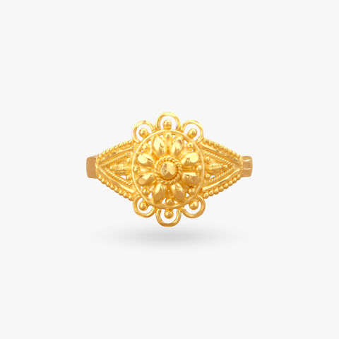 Royal Bloom Gold Ring