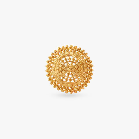 Aura Filigree Gold Ring