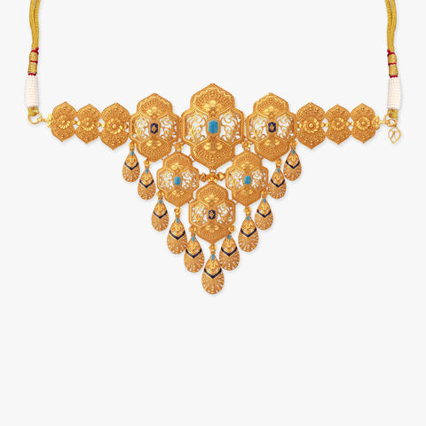 Astral Rhythm Gold Choker Set