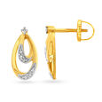 Tasteful Contemporary Seven Stone Stud Earrings,,hi-res image number null