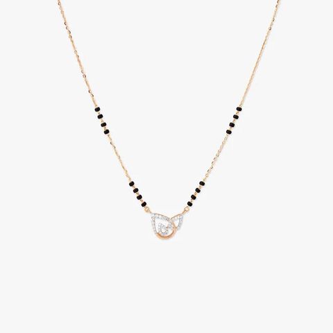 Petal Embrace Diamond Mangalsutra