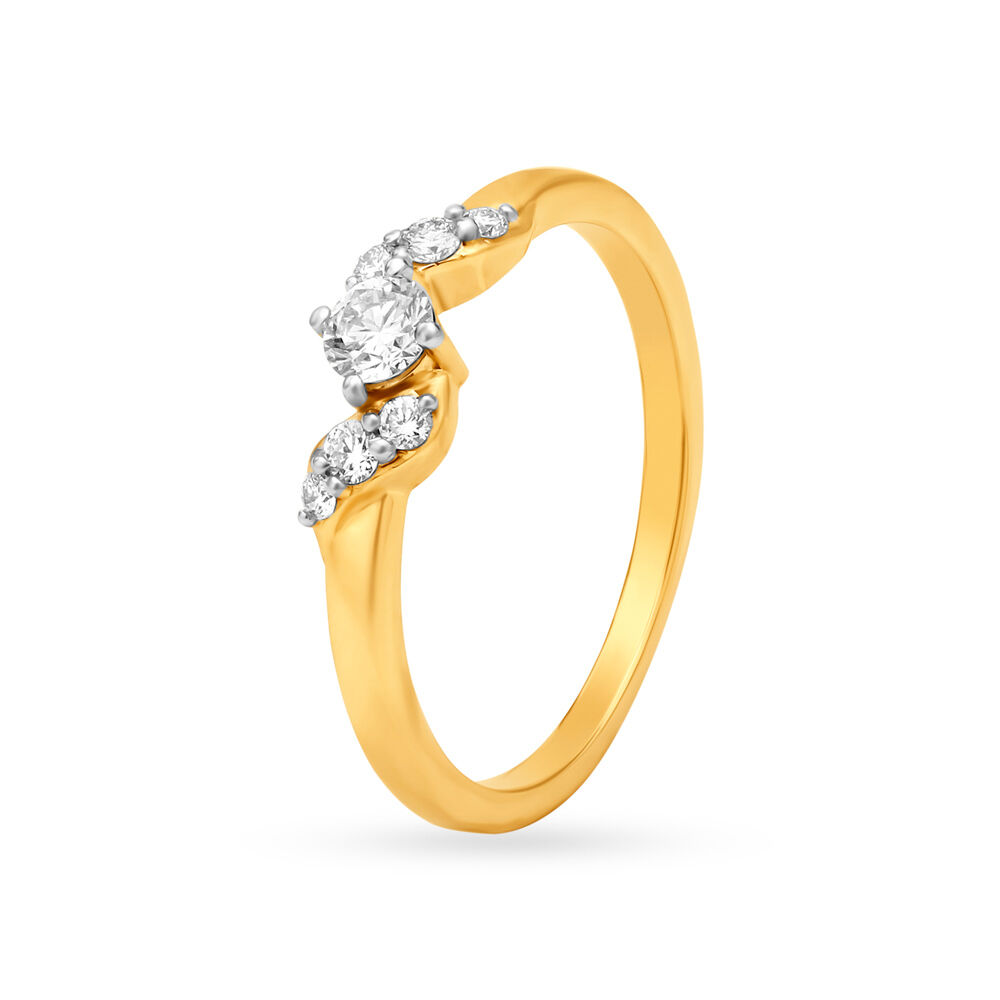 Gold ring in tanishq with price hot sale
