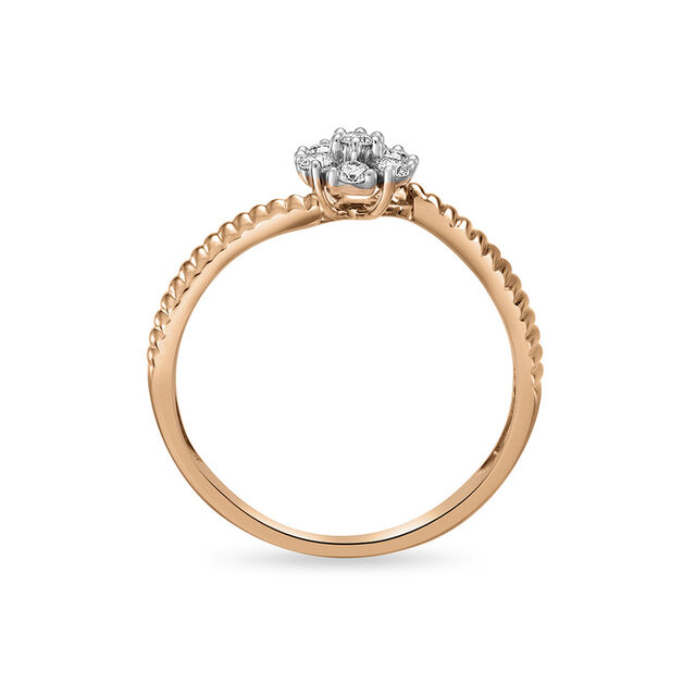 14 KT Dainty Diamond Ring,,hi-res image number null