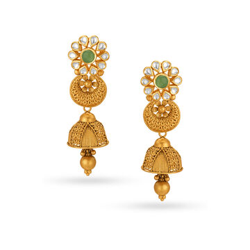 Traditional Crescent Jhumkas