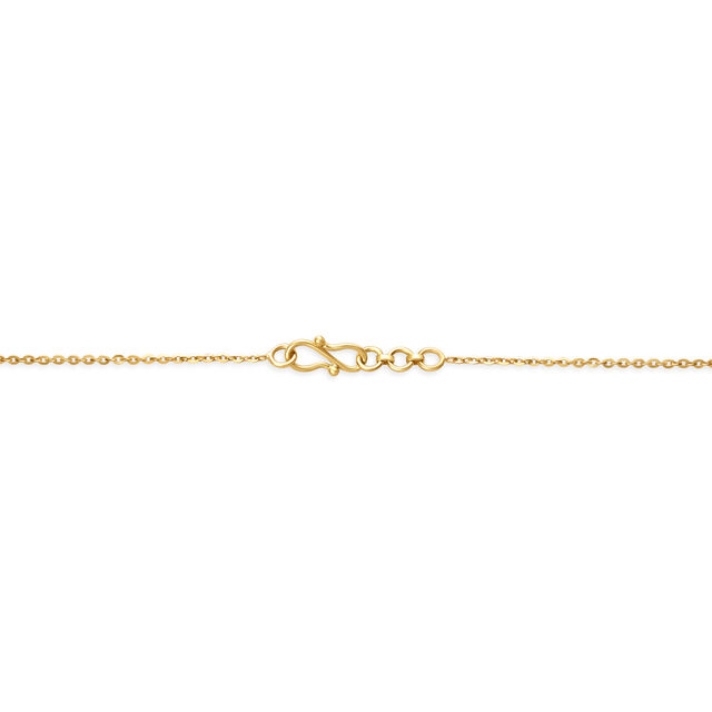 Promise Forever 14kt Yellow Gold & Diamond Pendant with Chain,,hi-res image number null