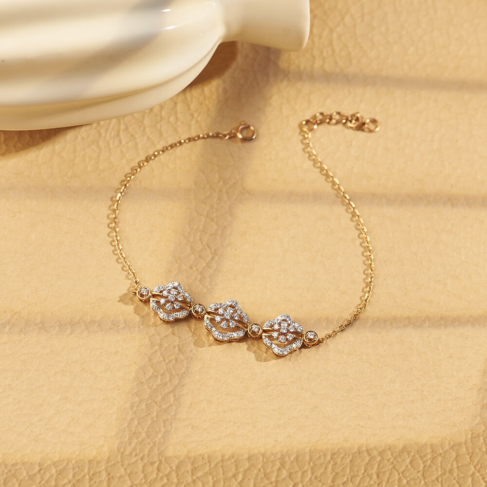 Tanishq diamond outlet anklet
