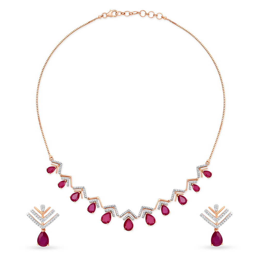 Rose gold jewellery discount tanishq
