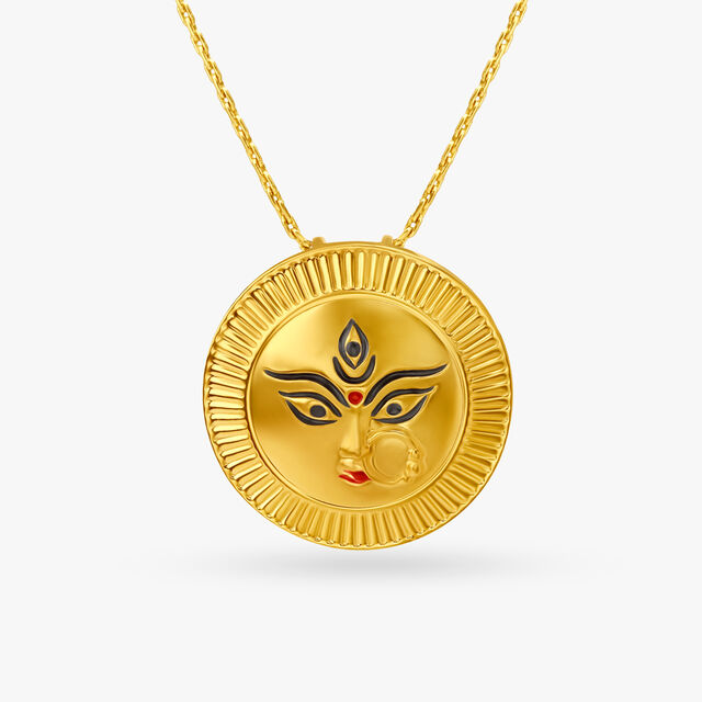 Traditional Vintage Gold Pendant