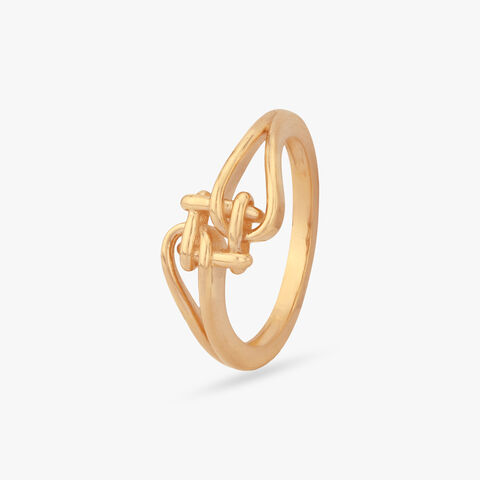 Radiant Ties Gold Ring