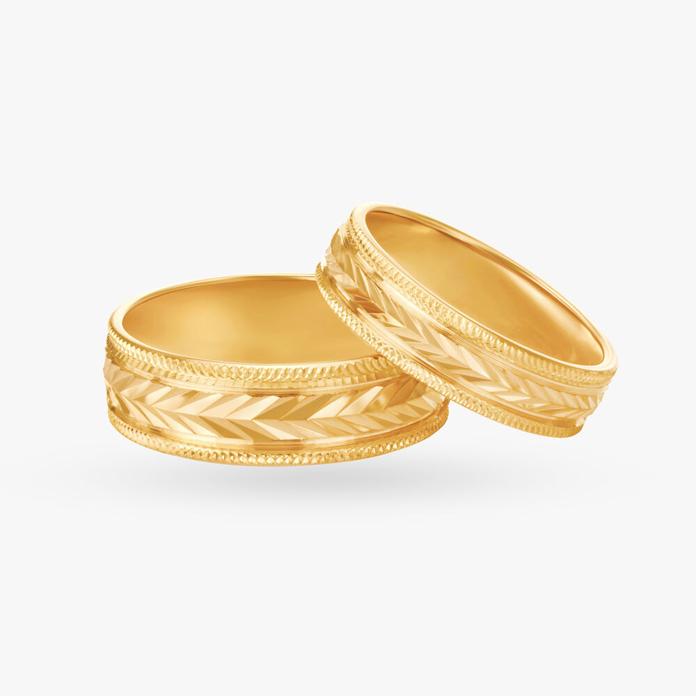 Gold love bands from tanishq discount