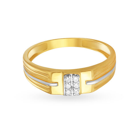 Classic Men's Gold Finger Ring