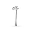 Oval White Platinum Finger Ring,,hi-res image number null