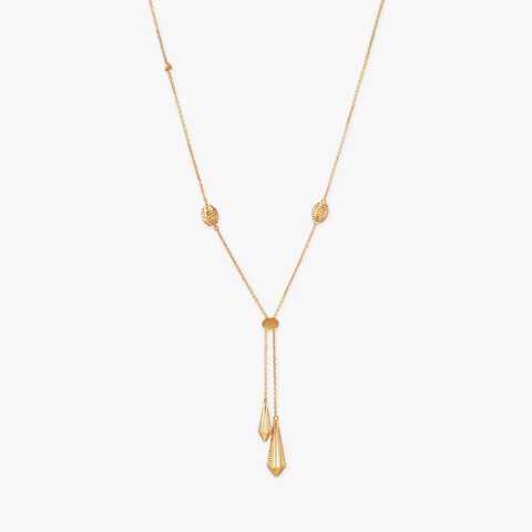 Gilded Sway Gold Necklace