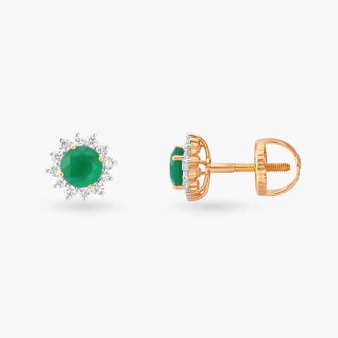 Starburst Diamond Stud Earrings