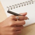 Abstract Sparkle Diamond Ring,,hi-res image number null