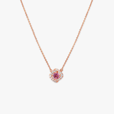 Pink Twilight Diamond Necklace Set