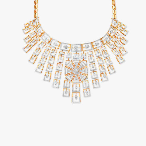 Magnificent Diamond Necklace Set