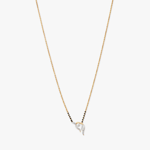Luminous Twist Diamond Mangalsutra