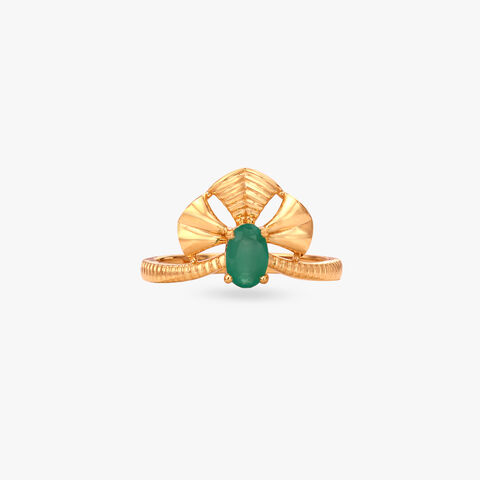 Bloom Flare Gold Ring