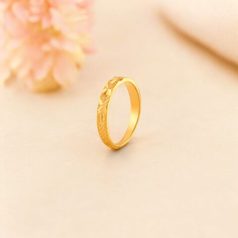 Brilliant Lattice 22 Karat Gold Ring
