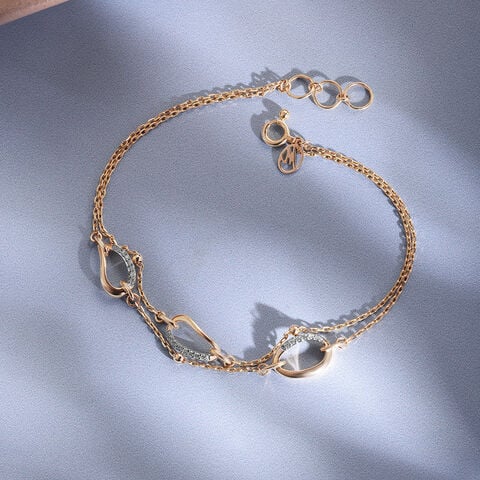 Whimsical Glimmer Diamond Bracelet
