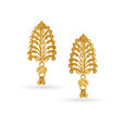 Nature Inspired Gold Drop Earrings,,hi-res image number null