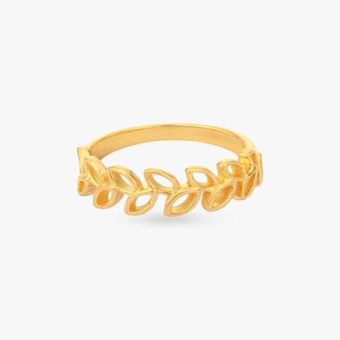 Leaf Garland Gold Finger Ring