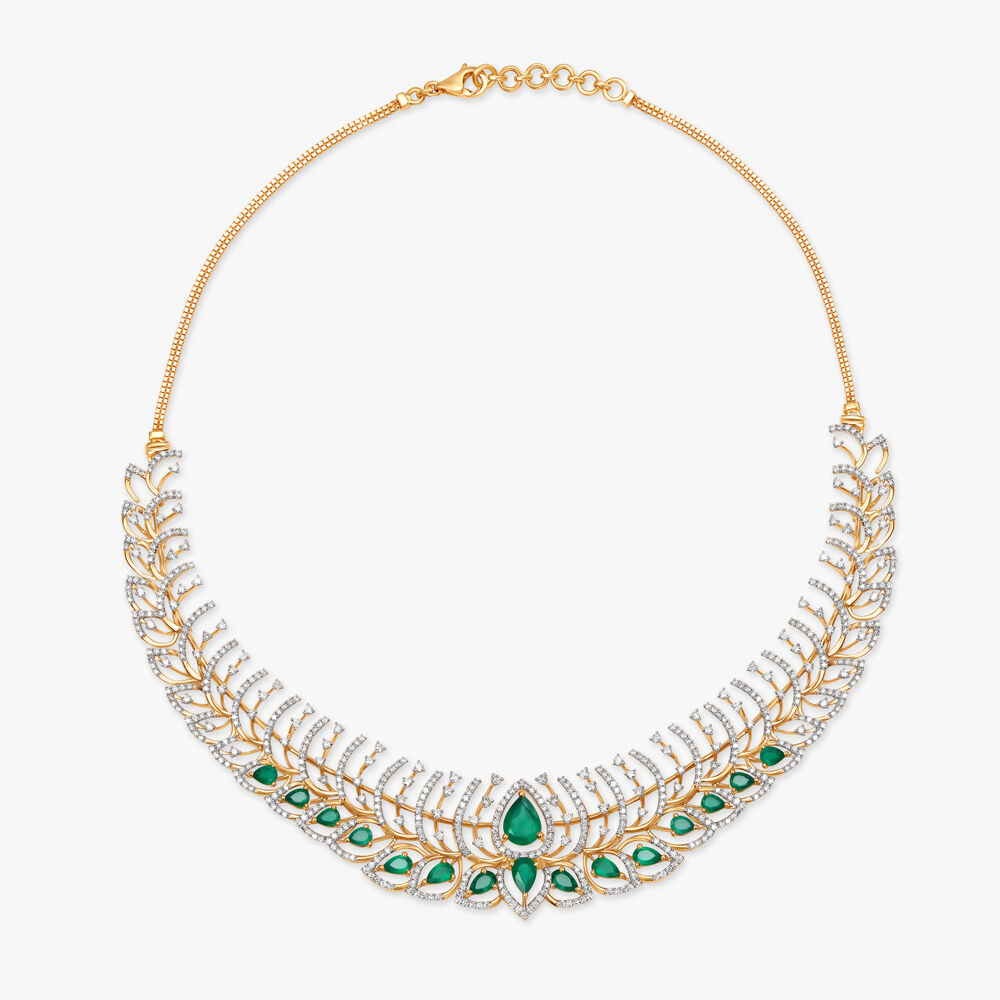 Enchanted Garden Natural diamond Necklace Set