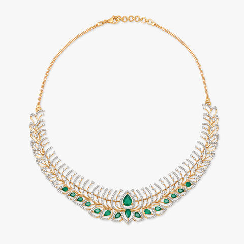 Enchanted Garden Natural diamond Necklace Set