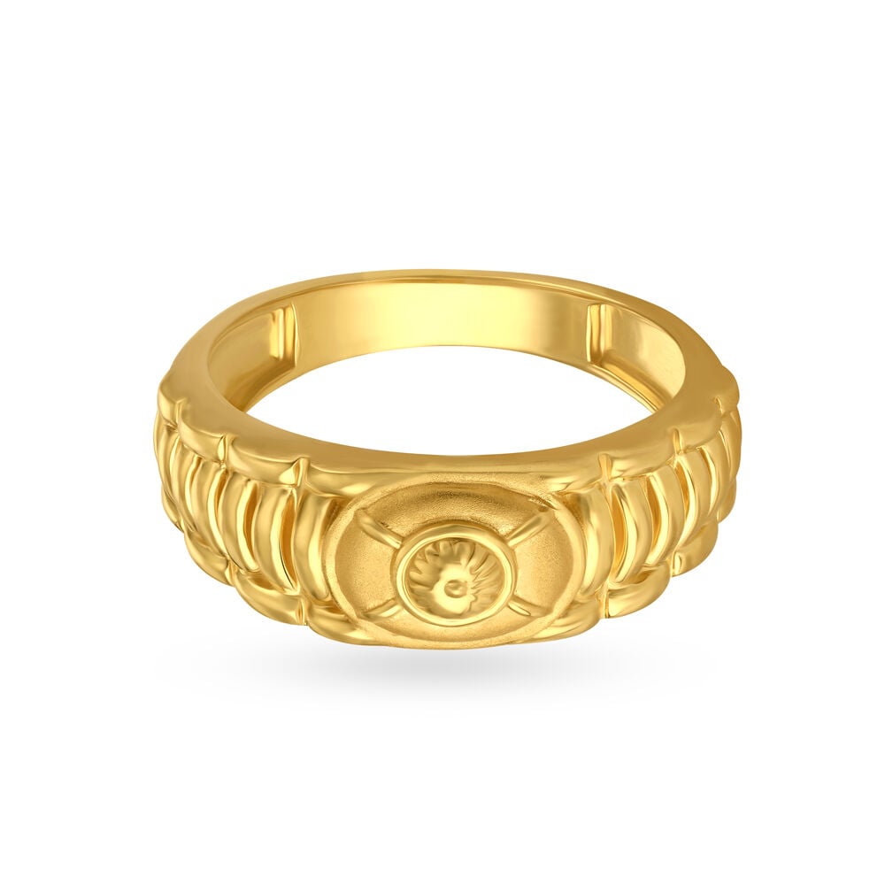 Buy Niscka 24K Gold Plated Traditional Wedding Ring Online