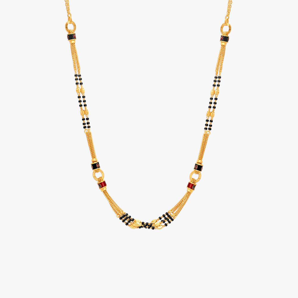 Karimani mala designs in malabar gold store