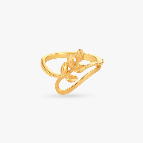 Whispering Grove Gold Ring