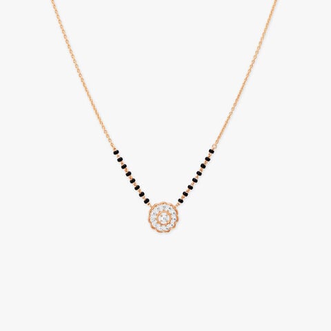 Rosette Orbit Diamond Mangalsutra