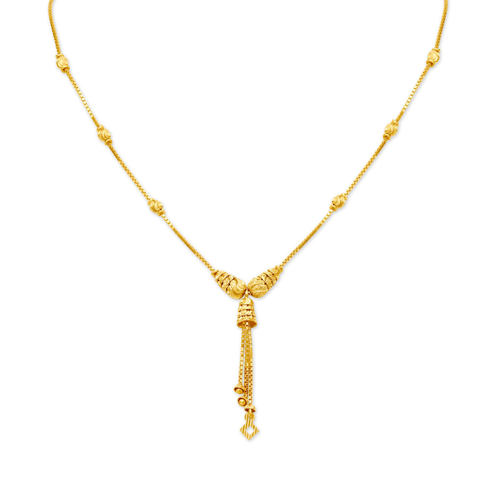 Gold chain sale with pendant tanishq