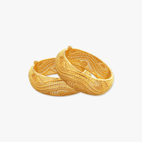 Paisley Majesty Choor Gold Bangles