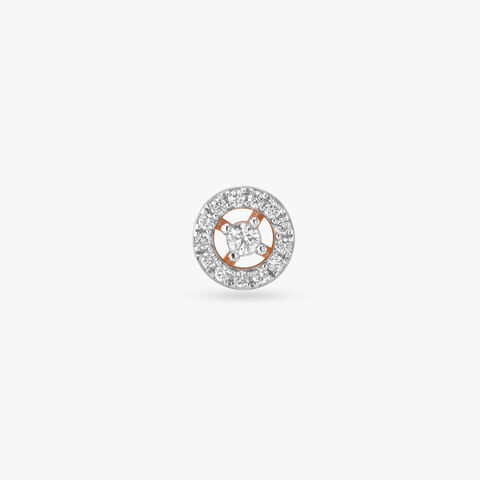Orbit Halo Diamond Nose Pin