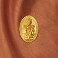 Goddess Lakshmi with Lotus Motif 22 Karat Gold Coin,,hi-res image number null