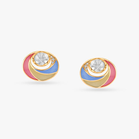 Twirl 'n' Swirl Stud Earrings