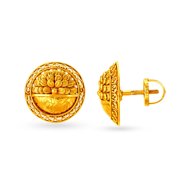 Opulent Intricate Gold Pendant Set,,hi-res image number null