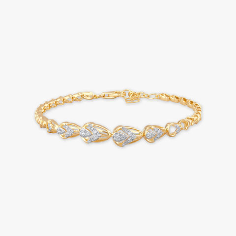 Chevron Spark Diamond Bracelet