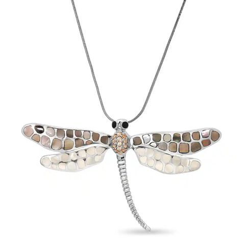 925 Silver Dragon Fly Brooch/Pendant