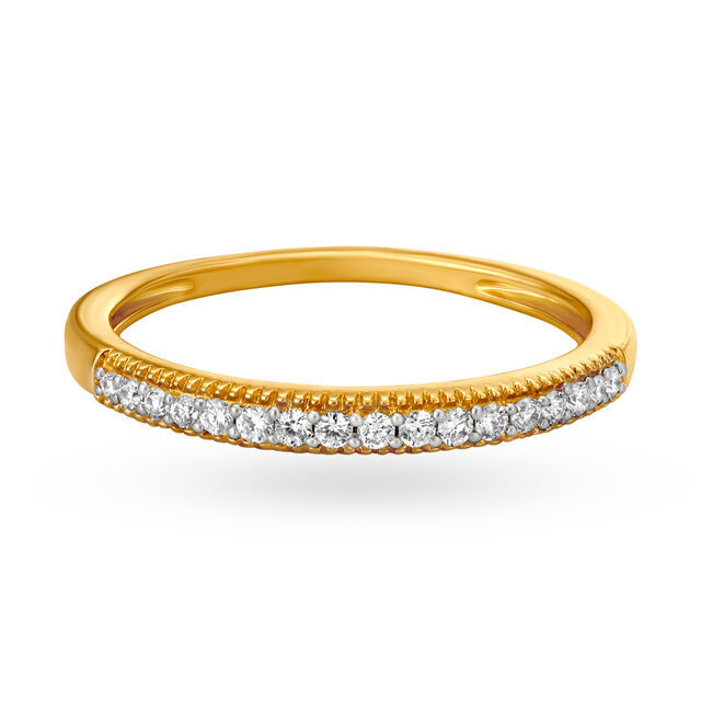 Sleek Band Style Diamond Finger Ring,,hi-res image number null