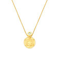 Goddess Lakshmiji Coin Pendant with Chain,,hi-res image number null