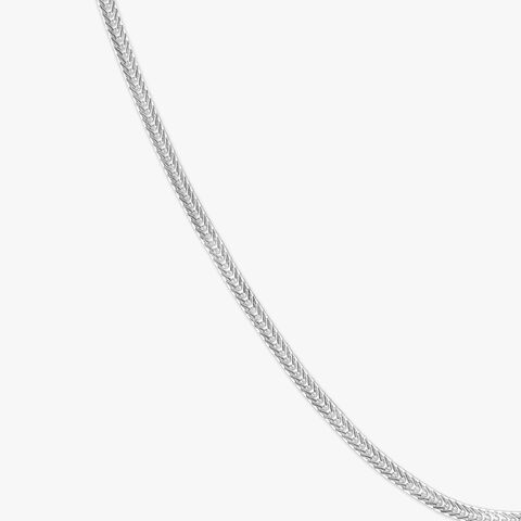 Timeless Braid Silver Chain For Men