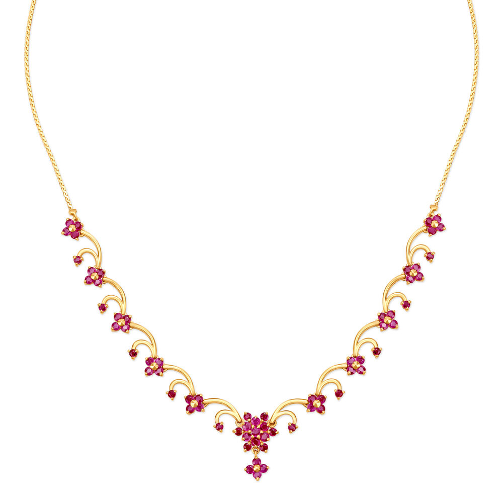 Ruby necklace sales designs tanishq