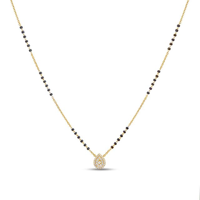 Tanishq diamond pendant for mangalsutra clearance