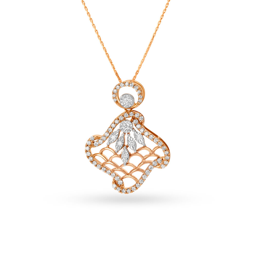 Fancy cheap diamond pendant