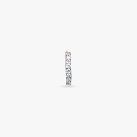 Gleam Loop Diamond Nose Pin