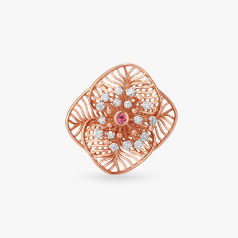 Whisper Bloom Diamond Ring