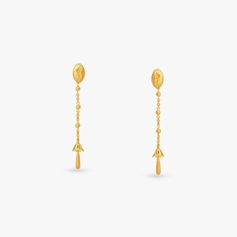 Modular Grace Gold Drop Earrings